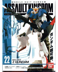 GASHAPON GUNDAM ASSAULT KINGDOM 22 Z Gundam MSZ-006 Bandai Gd05 