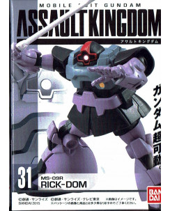 GASHAPON GUNDAM ASSAULT KINGDOM 31 Rick-Dom MS-09R Bandai Gd05 