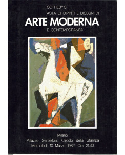 Sotheby Italia asta arte moderna e contemporanea Milano 1982 A59 