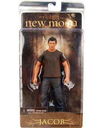 Action Figure THE TWILIGHT SAGA NEW MOON Jacob t shirt Neca Real Toys 17cm Gd08