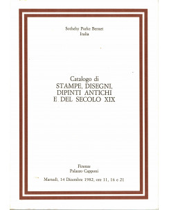 Sotheby Italia asta stampe, disegni, dipinti antichi secolo XIX Firenze 82 A59