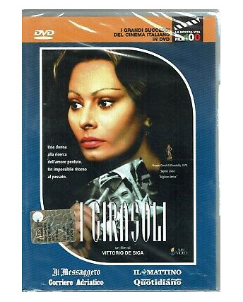 i Girasoli con Sofia Loren DVD il Messaggero NUOVO 