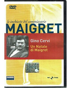 Un Natale di Maigret con Gino Cervi DVD NUOVO Rai Trade Fabbri