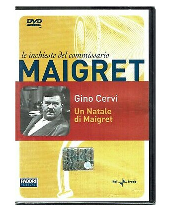 Un Natale di Maigret con Gino Cervi DVD NUOVO Rai Trade Fabbri