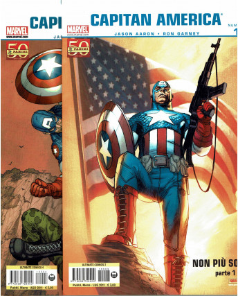 Ultimate Comics 3/4 Capitan America non piu solo 1/2  completa ed.Panini