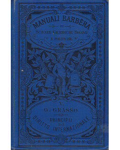 Manuali Barbera : principio diritto internazionale  5 di Grasso III ed. 1896 A11