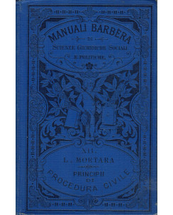 Manuali Barbera : principio diritto internazionale  XII di Mortara ed. 1895 A11