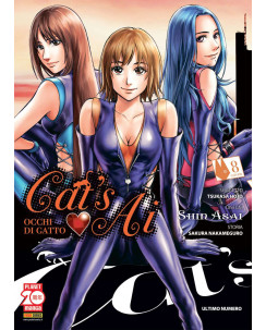 Cat's Ai n. 8 di Tsukasa Hojo, S. Asai Occhi di Gatto ed.Panini 