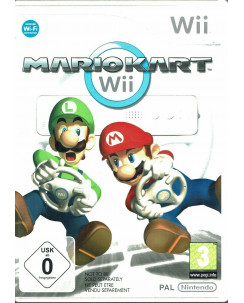 Videogioco WII Mario Kart Pal Nintendo libretto 