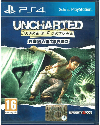 Videogioco Playstation 4 Uncharted: Drake's Fortune - Remastered PS4 16+ ITA
