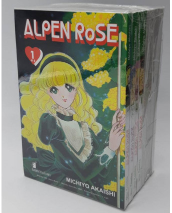 Alpen Rose 1/8 serie COMPLETA di Akaishi ed. Star Comics NUOVI