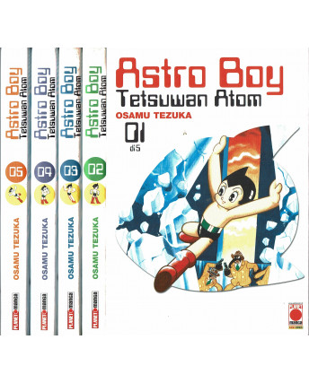 AstroBoy 1/5 serie COMPLETA di Osamu Tezuka ed. Panini NO COFANETTO