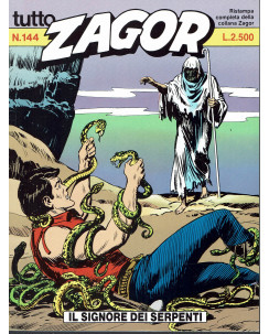 Tutto Zagor n.144 il signore dei serpenti ed. Bonelli