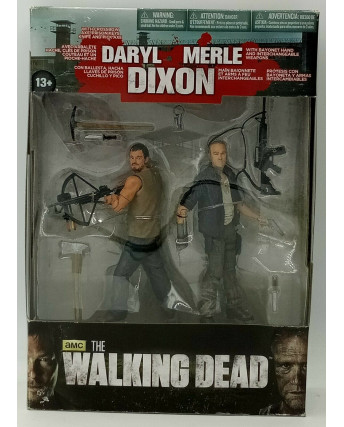 The Walking Dead MERLE & DARYL DIXON Action Figure NUOVA Gd28