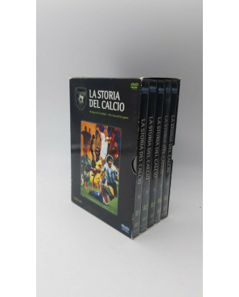 COFANETTO 5 DVD la storia del CALCIO MAradona Pelè Best Rivera Eagle Pictures