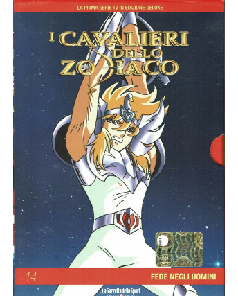 I Cavalieri dello Zodiaco 14 fede negli uomini DVD Gazzetta Yamato