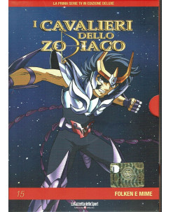I Cavalieri dello Zodiaco 15 Folken e Mime DVD Gazzetta Yamato