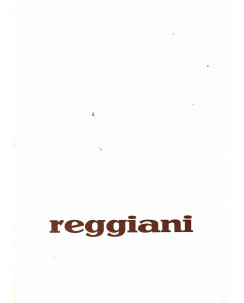 Mauro Reggiani galleria arte Peccolo Livorno catalogo 1971  A90