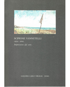 Scipione Vannutelli impressioni dal vero 1834 94 Galleria Virgilio catalogo A90