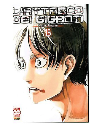 L'Attacco dei Giganti n.15 di Hajime Isayama Ristampa ed. Panini NUOVO
