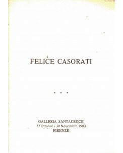 Felice Casorati galleria Santacroce catalogo 1983 A90