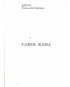 Carol Rama opere 1983 galleria Salzano catalogo A90