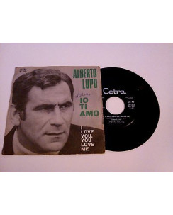 Alberto Lupi "Io ti amo (I love you, you love me)" -Cetra- 45 giri