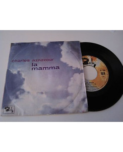 Charles Aznavour "La mamma" -Barclay- 45 giri
