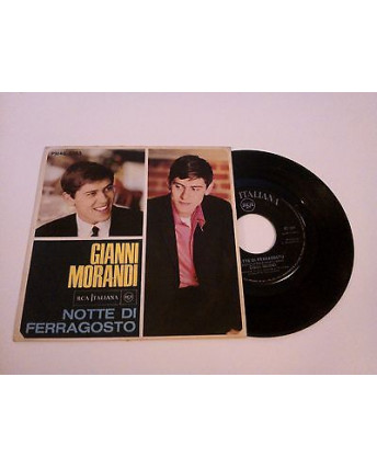 Gianni Morandi "Notte di ferragosto" -Rca Italiana- 45 giri