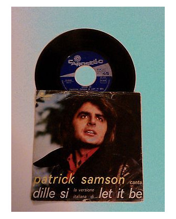 Patrick Samson "Dille di si" (Versione italiana di"Let it be")-Carosello-45 giri