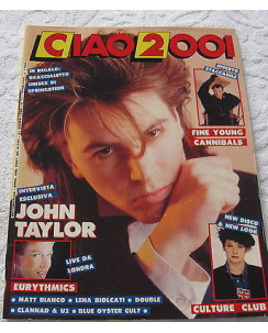 Ciao 2001 N.11 1986 Duran Duran Eurythmics Matt Bianco U2 Culture Club 