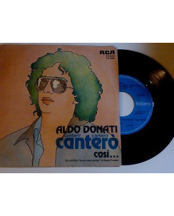 Aldo Donati "Canterò, canterò, canterò" -RCA- 45 giri