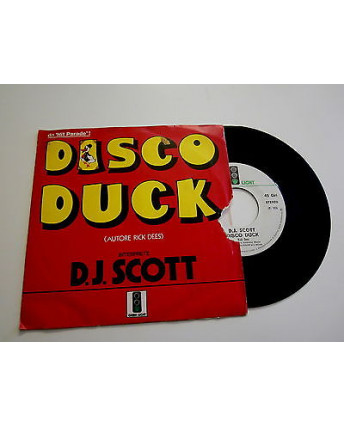 D.J. Scott "Disco duck" - Grenn light - 45 giri