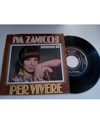 Iva Zanicchi "Per vivere" (Sanremo '68) -Rifi- 45 giri