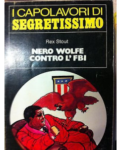 Rex Stout: Nero Wolfe contro l'FBI Ed. Mondadori A05