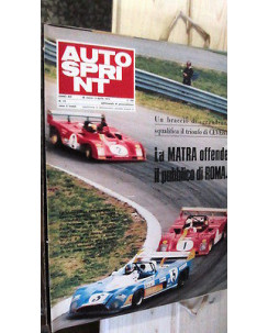 Auto Sprint n. 13 del 1973: La Matra offende il pubblico di Roma FF03