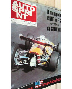 Auto Sprint n. 21 del 1970: Il monopolio Rindt in F2 rotto da Stewart FF03