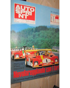 Auto Sprint n. 22 del 1973: Regalo poster guida mondiale F1 '73 FF03