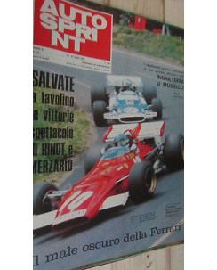 Auto Sprint n. 29 del 1970: Il male oscuro della Ferrari Rindt Merzario FF03