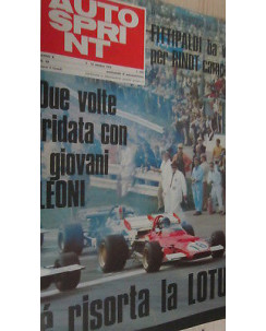 Auto Sprint n. 40 del 1970: E' risorta la Lotus Fittipaldi Rindt FF03