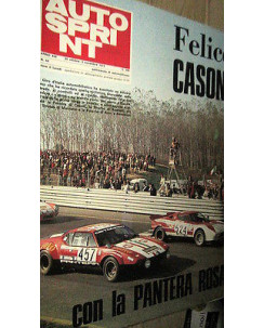 Auto Sprint n. 44 del 1973: Felice Casoni con la Pantera Rosa FF03