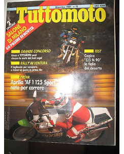 TUTTOMOTO N. 12 Dicembre 1989 Cagiva 125N90 Aprilia AF 1 125 Sport  FF02