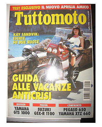 TUTTOMOTO N. 7 Luglio 1993 Yamaha GTS1000 Suzuki GSX-R1100 Pegaso 650  