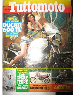 TUTTOMOTO N. 10 Ottobre 1983 Ducati 600TL Kawasaki Morini 125 Guzzi T5   