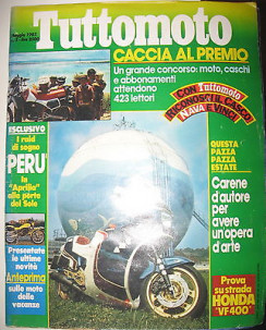 TUTTOMOTO N. 5 Maggio 1985 Honda VF400 Aprilia   