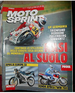 MOTO SPRINT N. 22 - giugno 1990 Aprilia Europa 50 Honda Africa Twin 750 