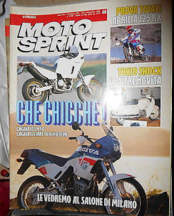 MOTO SPRINT N. 46 - novembre 1989 Cagiva 125N90 Aprilia 125RX  