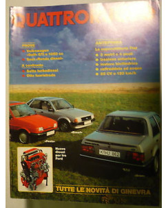 Quattroruote  341 mar '84,  Volkswagen GTI e 1050 CC, Seat Ronda Diesel, FF06