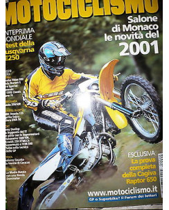 Motociclismo 2543 Ago 2000: Husqvarna TE250, Yamaha T-Max 500,Honda XR650R  FF07