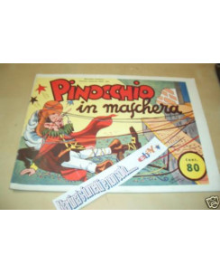 Pinocchio in Maschera*ed.Nerbini*ANASTATICA*storia comp